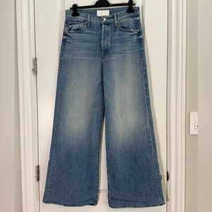 MOTHER Blue Flare & Wide Leg Jeans